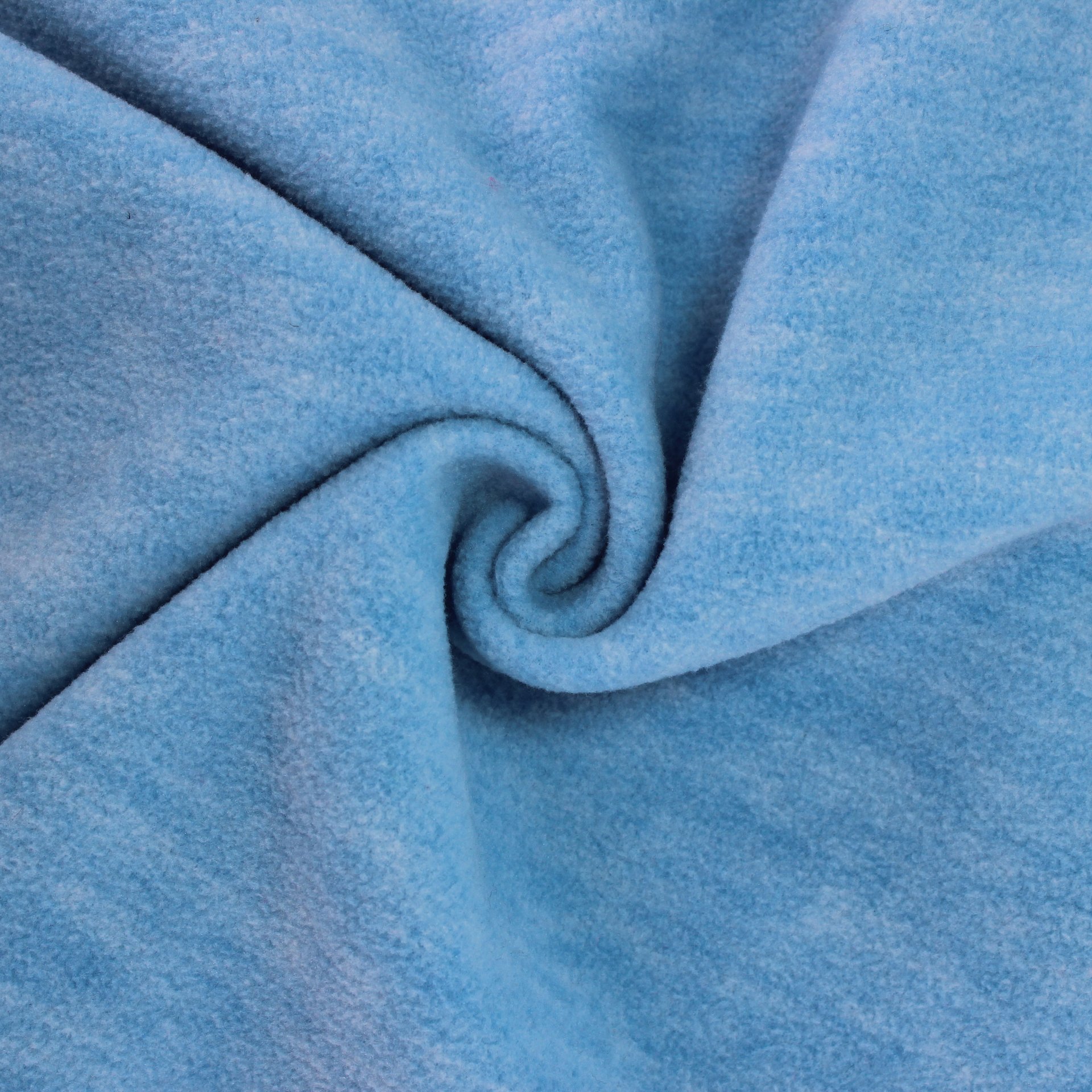 blue fleece fabric